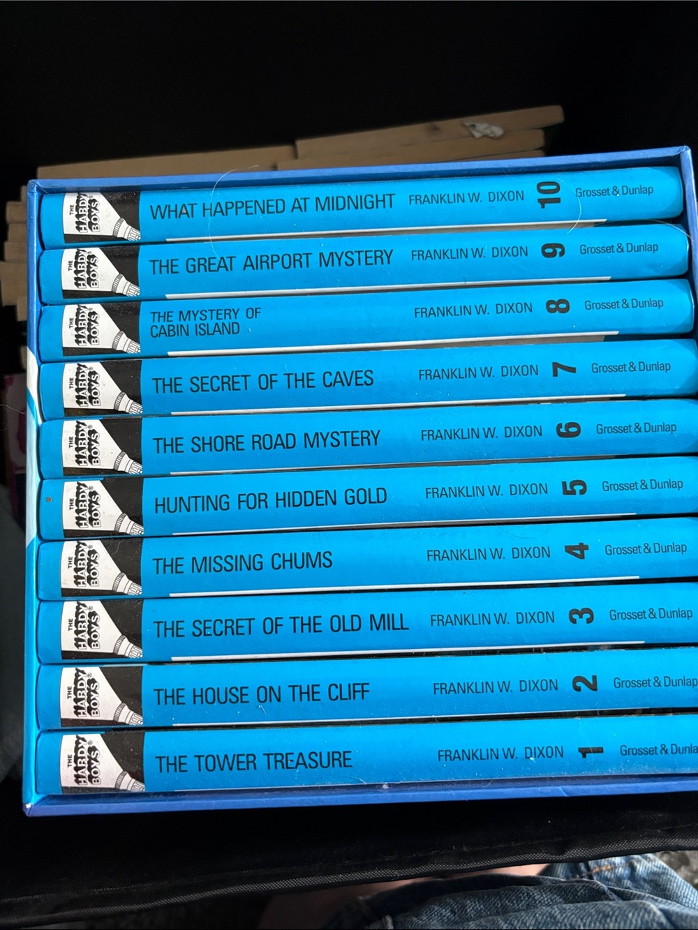Hardy Boys Juvenile Mystery Book Set - Blue Collector Edition